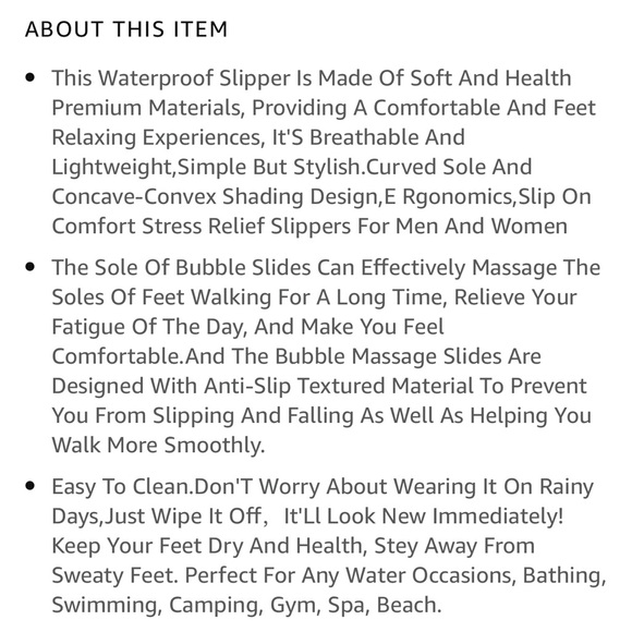 Universal bubble slippers/slides Size 9.  Comfortable and long wearing. - Picture 3 of 5